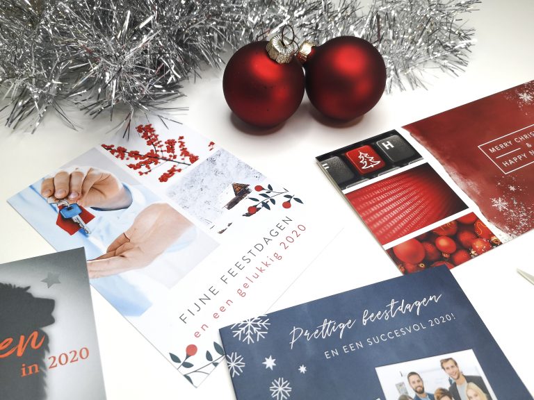 Home Overzicht diverse kerstkaarten voor persoonlijke en zakelijke doeleinden met traditionele winterse ontwerpen